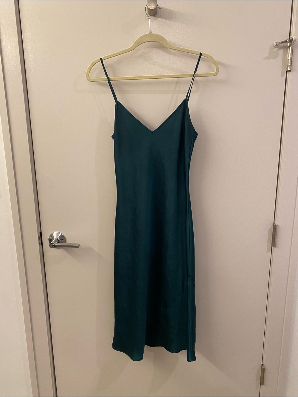 Wilfred Teal Slip Midi Dress